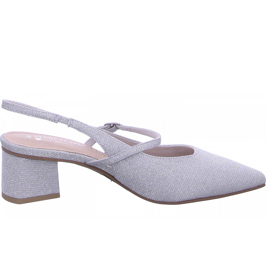 Marco Tozzi Damen Sling Sandalette In 941 Silber