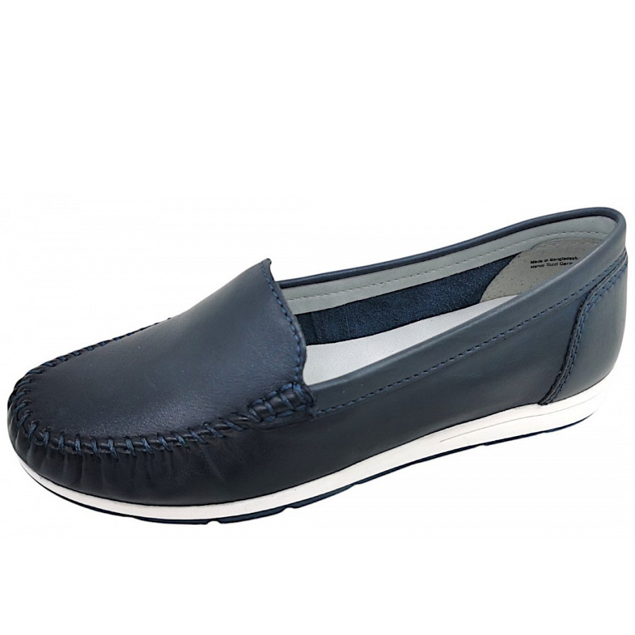 Marco Tozzi Damen Slipper In Navy 805