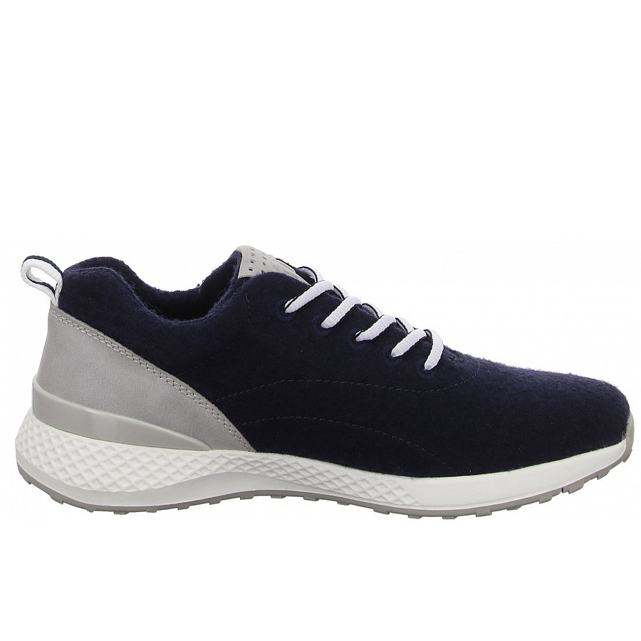 Marco Tozzi Damen Sportliche Schnürer In Navy